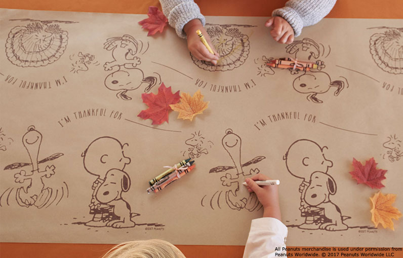 How To Make Thanksgiving Placemats For Kids Pottery Barn Kids