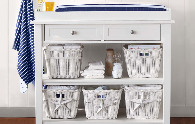 How To Set Up A Baby Changing Station Pottery Barn Kids