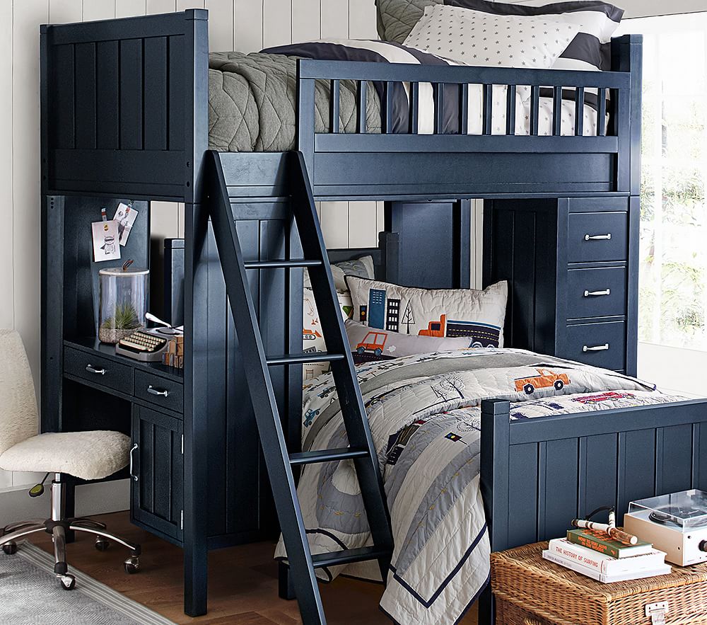 Camp Twin Loft System & Lower Bed Set