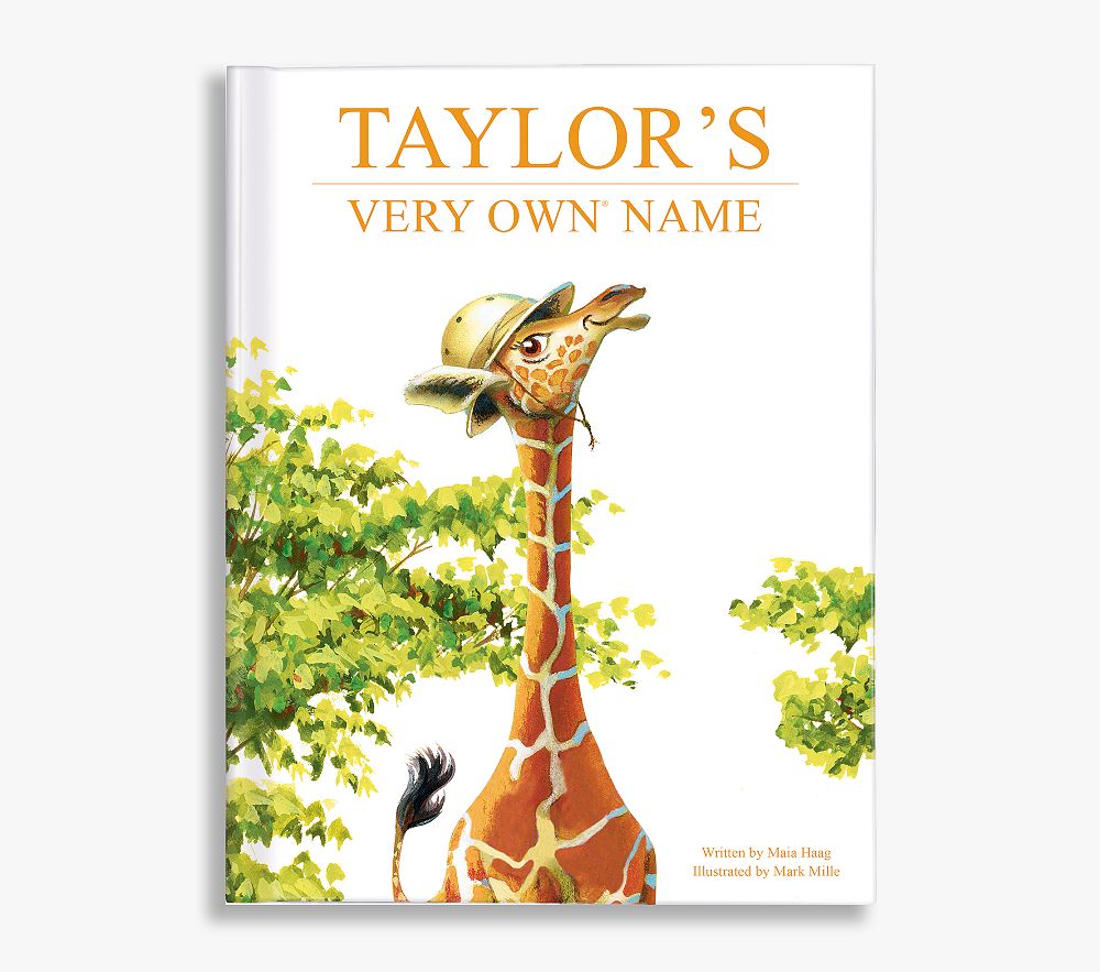 Online Designer Nursery My Very Own Name Giraffe Personalized Book, Girl
