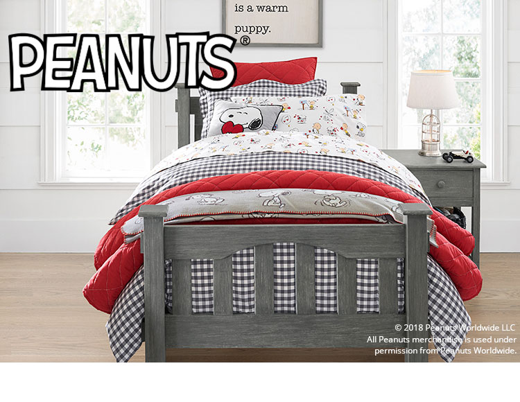 Crib Skirts Peanuts Feature Pottery Barn Kids