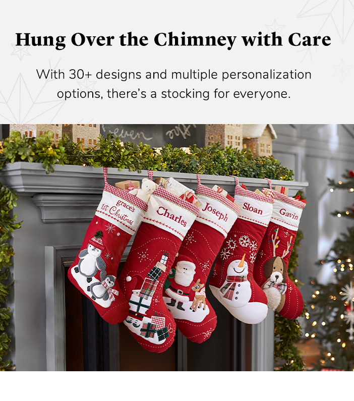 Red Christmas Stockings Pottery Barn Kids