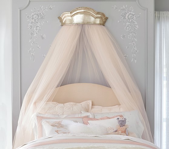 Monique Lhuillier Metallic Cornice Canopy | Pottery Barn Kids