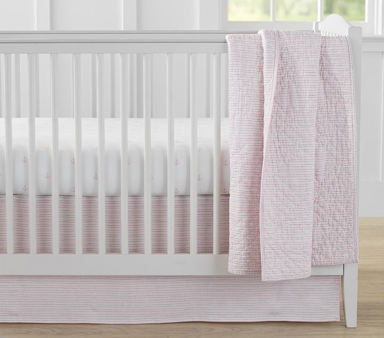 Montauk Belgian Flax Linen Baby Bedding Sets | Pottery Barn Kids