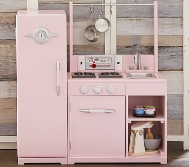 Pink All-in-1 Retro Kitchen | Pottery Barn Kids