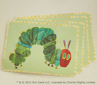 The Very Hungry Caterpillar™ Place Mat Set | Pottery Barn Kids