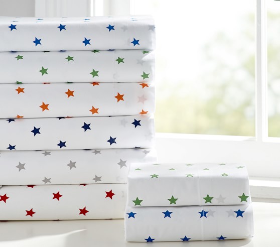 Organic Star Sheet Set Pottery Barn Kids