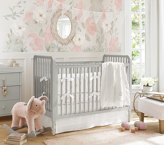 Elsie Spindle Convertible Crib | Pottery Barn Kids