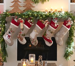 Kids Christmas Stockings & Kids Stockings | Pottery Barn Kids