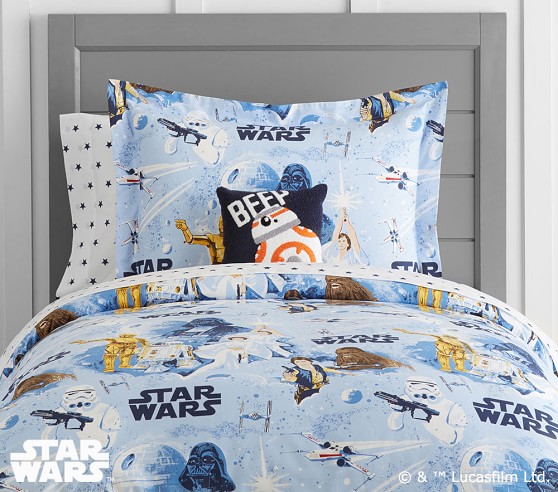 Organic Star Wars: A New Hope™ Scenic Duvet Cover | Pottery Barn Kids