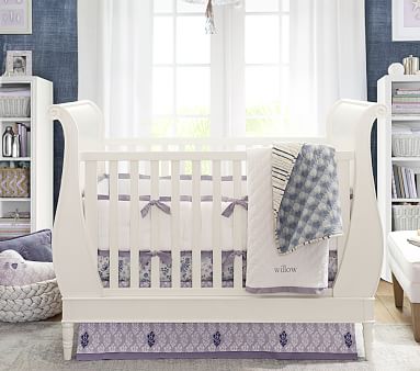 Quinn Sleigh Crib | Pottery Barn Kids