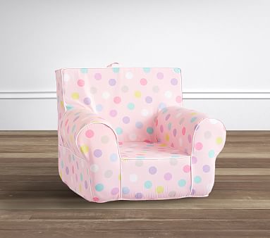 Pink Multi Dot Anywhere Chair® | Pottery Barn Kids