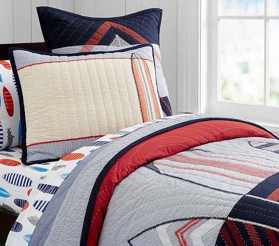 Pacific Surf Quilt, Twin | Pottery Barn Kids