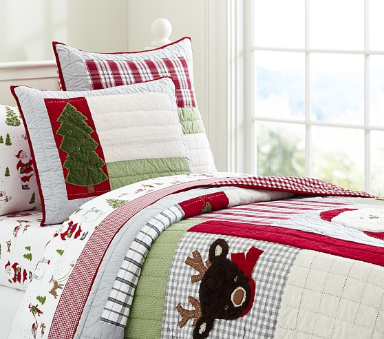 Dear Santa Quilt | Pottery Barn Kids