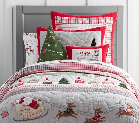 North Pole Quilt | Pottery Barn Kids