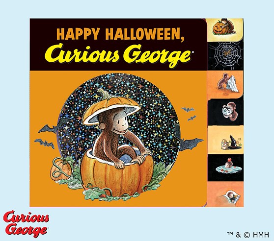 Happy Halloween Curious George Pottery Barn Kids   Happy Halloween Curious George C 