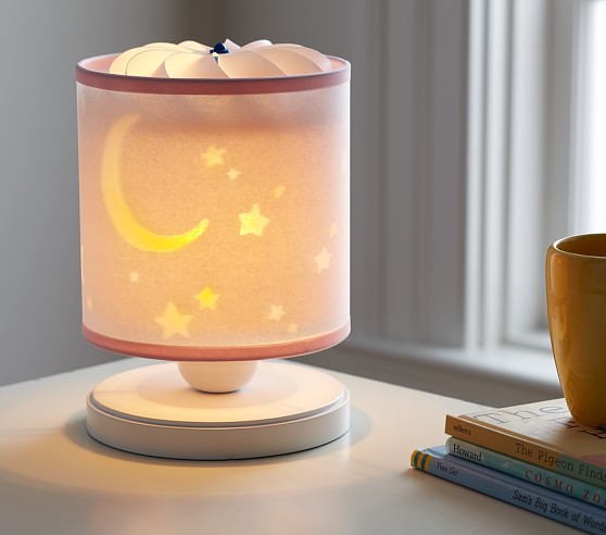 Moon &amp; Stars Spin Lamp Pottery Barn Kids