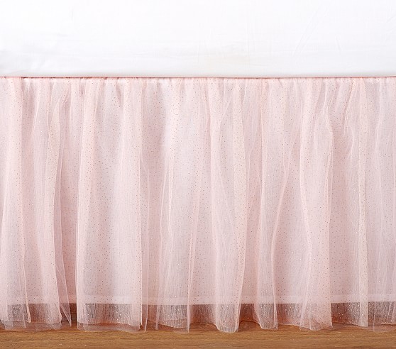 Sparkle Tulle Bed Skirt | Pottery Barn Kids