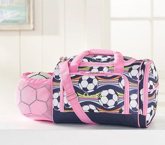 girl soccer duffle bag