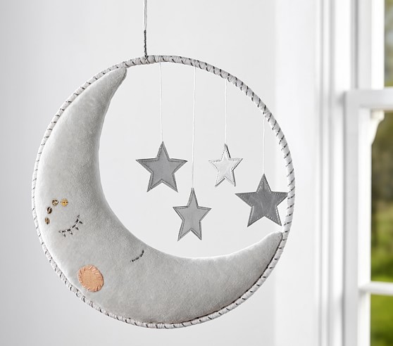 Dream Ring Moon & Stars Crib Mobile | Pottery Barn Kids