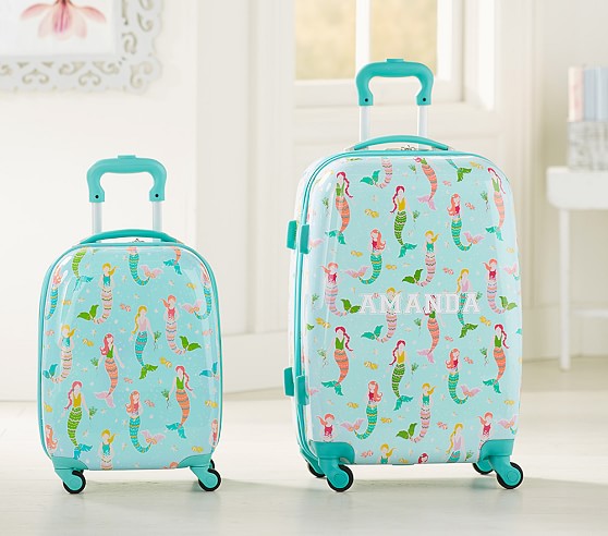 mermaid carry on luggage