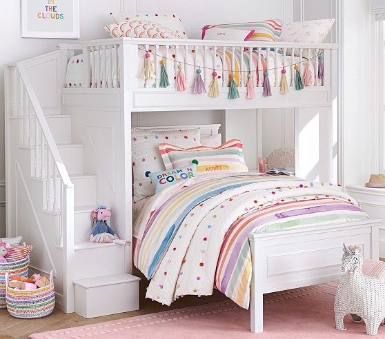 Fillmore Stair Loft Bed | Pottery Barn Kids