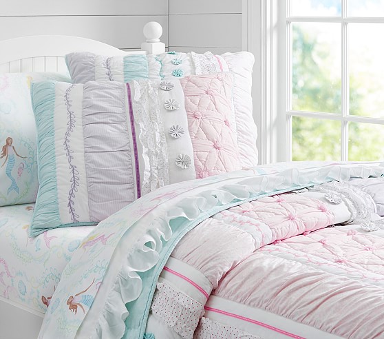 Bailey Ruffle Quilt | Pottery Barn Kids