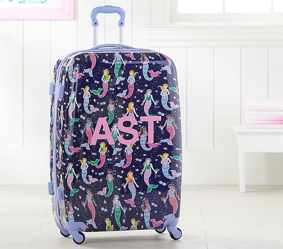 mermaid suitcase cover