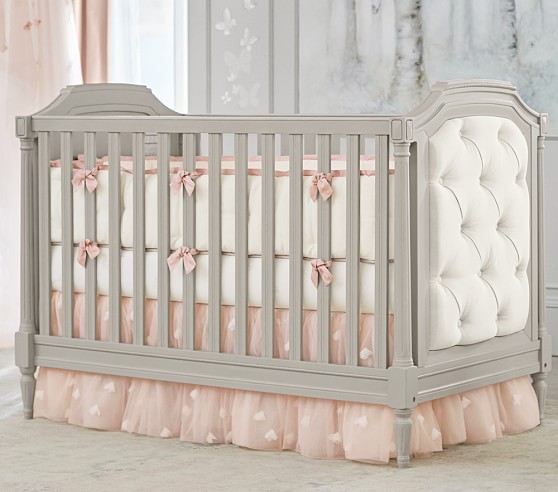 pottery barn crib bumper