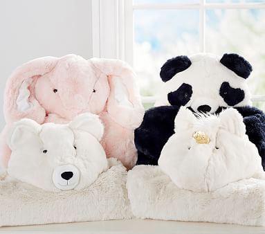 Hooded Animal Blankets | Pottery Barn Kids