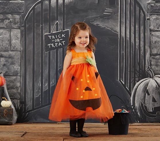 Pumpkin Light-Up Costume | Pottery Barn Kids