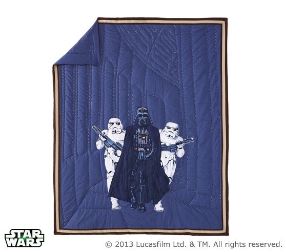 Star Wars™ Darth Vader™ and Stormtrooper™ Quilt | Pottery Barn Kids