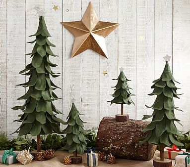 Green Felt Trees | Pottery Barn Kids