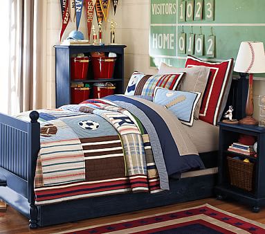 Catalina Cottage Bedroom Set, Navy | Pottery Barn Kids