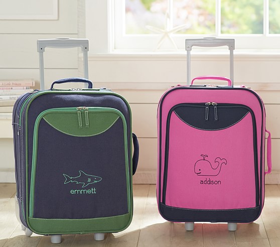 monogrammed childrens suitcases