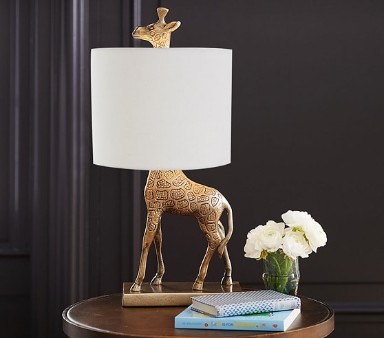 Emily &amp; Meritt Giraffe Lamp Pottery Barn Kids