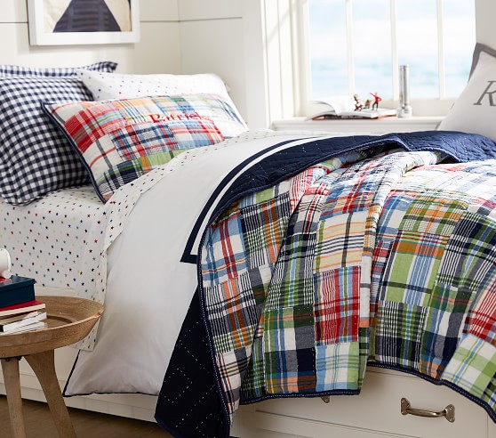 Madras Quilt | Pottery Barn Kids