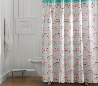 Rainbow Shower Curtain | Pottery Barn Kids