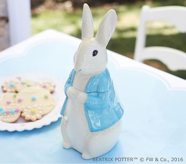 Peter Rabbitâ„¢ Cookie Jar | Pottery Barn Kids