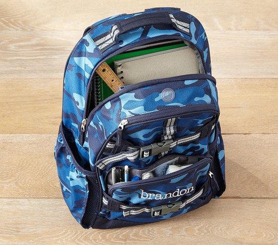 Mackenzie Navy Soccer Backpacks | Pottery Barn Kids