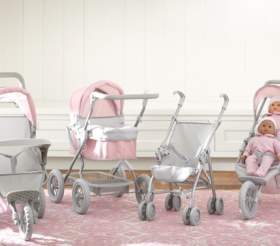 pottery barn double doll stroller