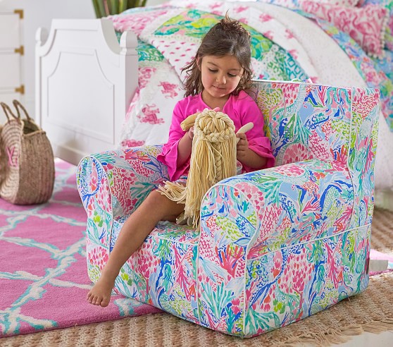 Lilly Pulitzer Mermaid Anywhere Chair® | Pottery Barn Kids