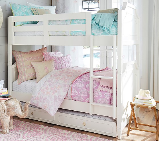 Ava Regency Twin-over-Twin Bunk Bed | Pottery Barn Kids