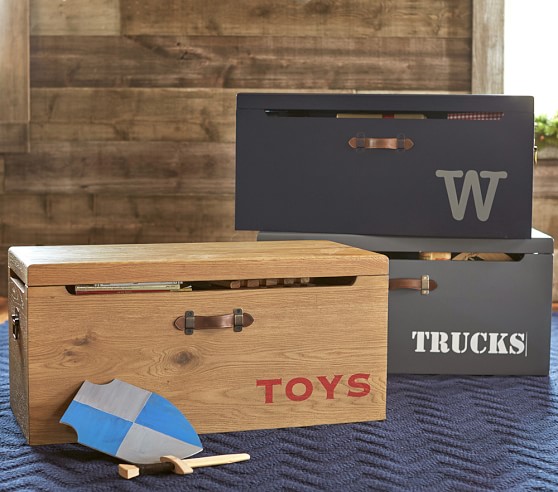 wooden toy box pottery barn