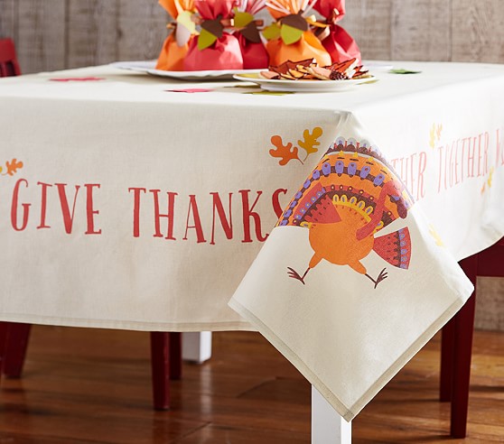 Thanksgiving Tablecloth | Pottery Barn Kids