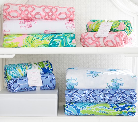 Lilly Pulitzer Organic Muslin Swaddle Set | Pottery Barn Kids