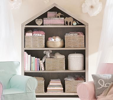 pottery barn house bookshelf