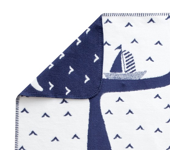 Fuzzy Whale Baby Blanket | Pottery Barn Kids