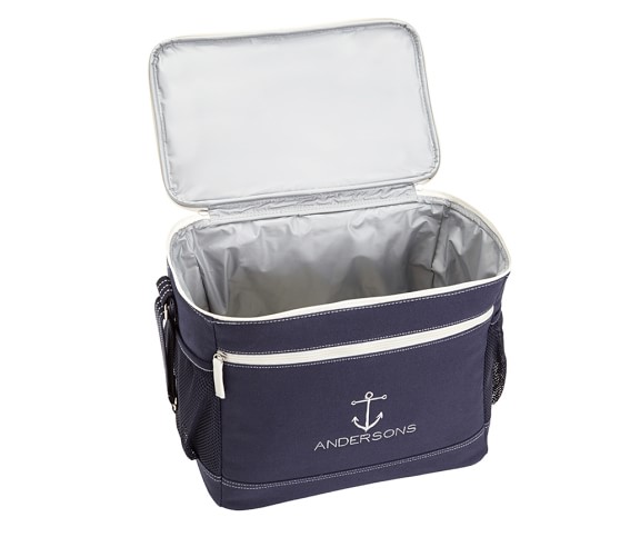 Navy Preppy Club Cooler Bag | Pottery Barn Kids