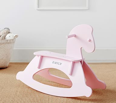 pottery barn horse rocker